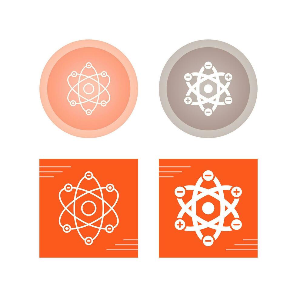 Atom Structure Vector Icon