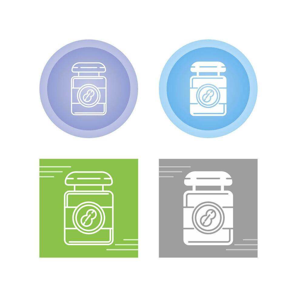 Peanut Butter Vector Icon