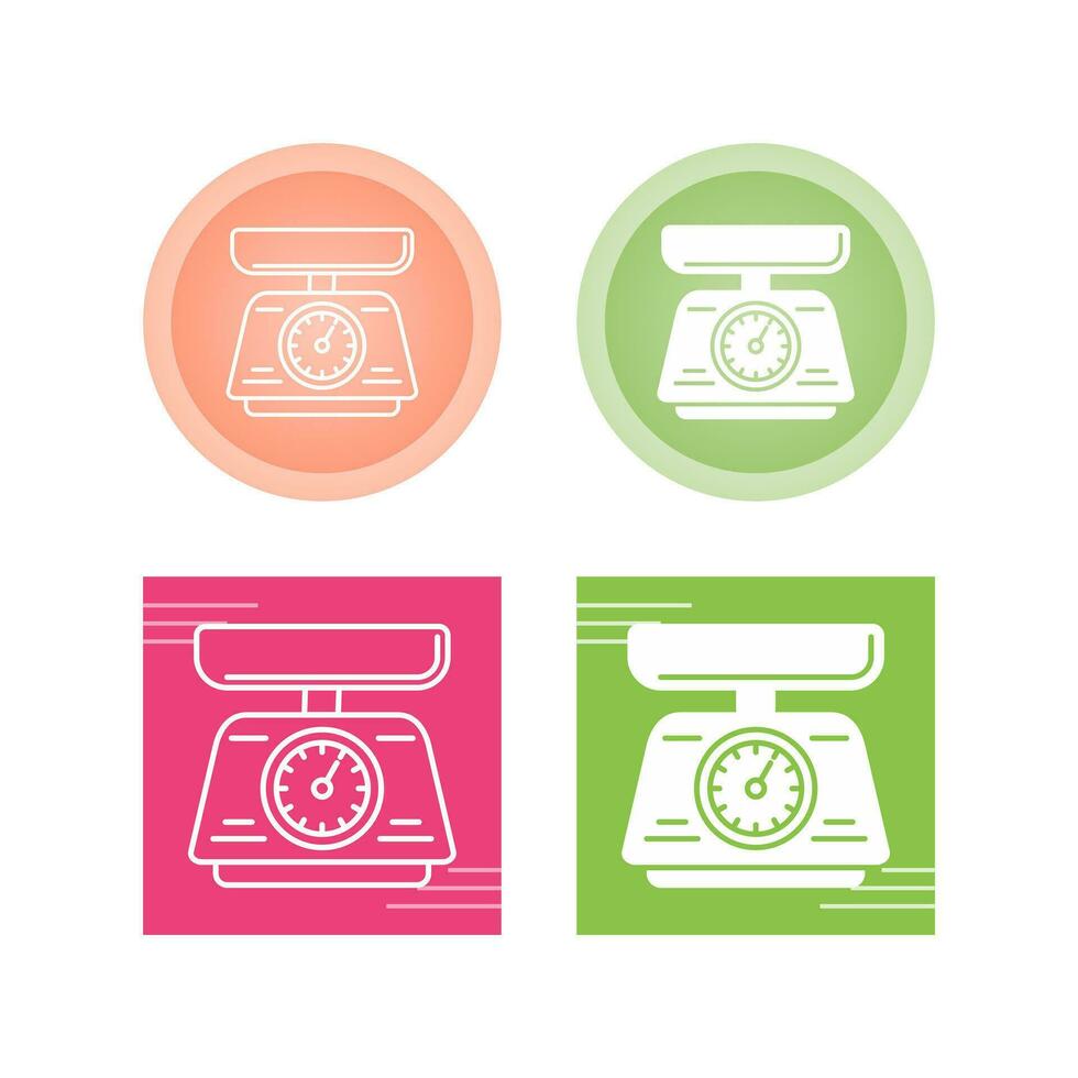 Weight Scale Vector Icon
