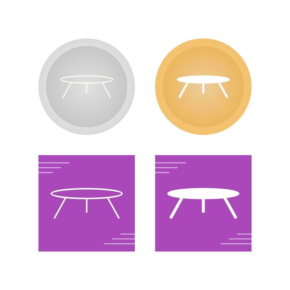 Small Table Vector Icon
