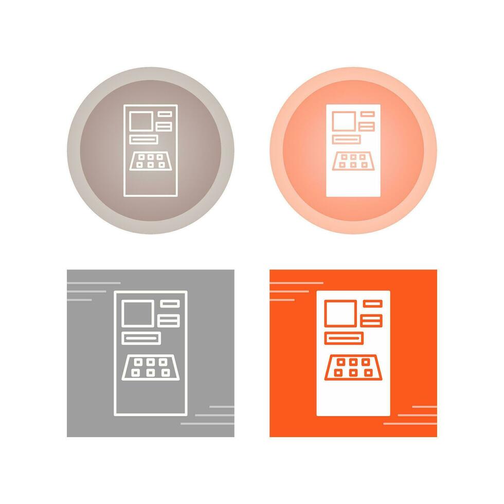 Cash Machine Vector Icon