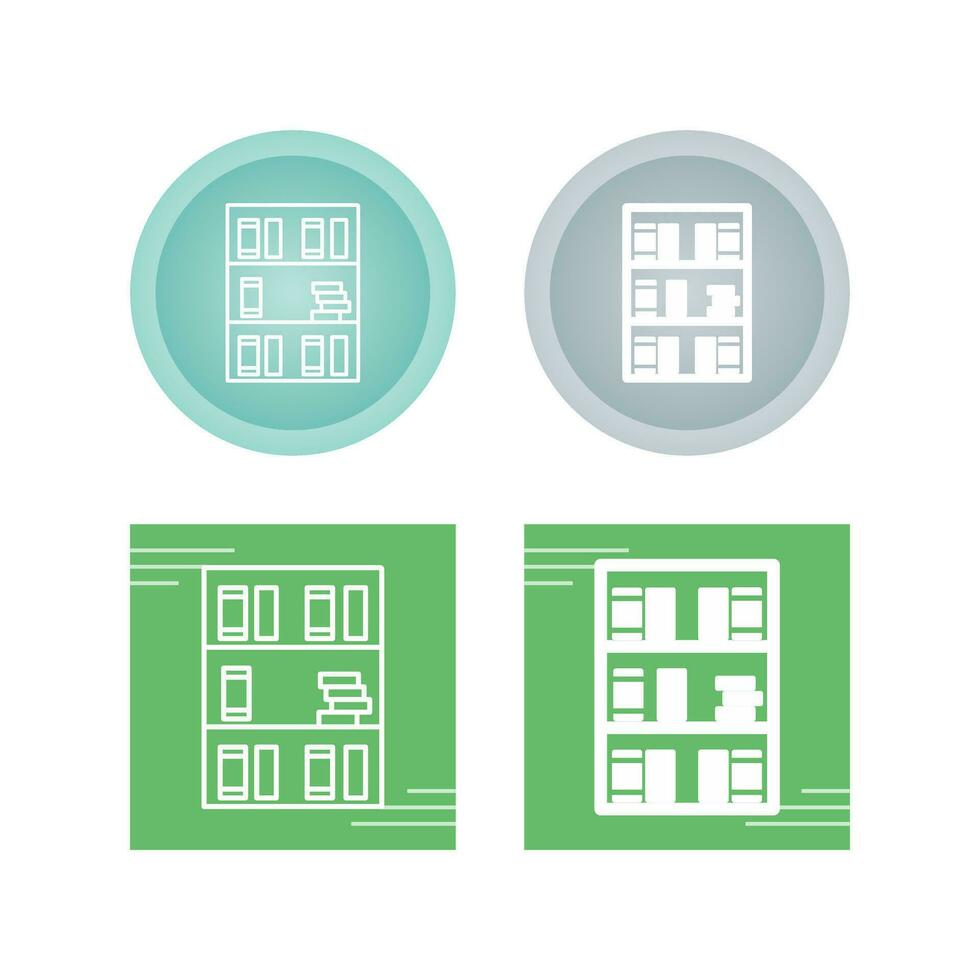 Book Shelf Vector Icon