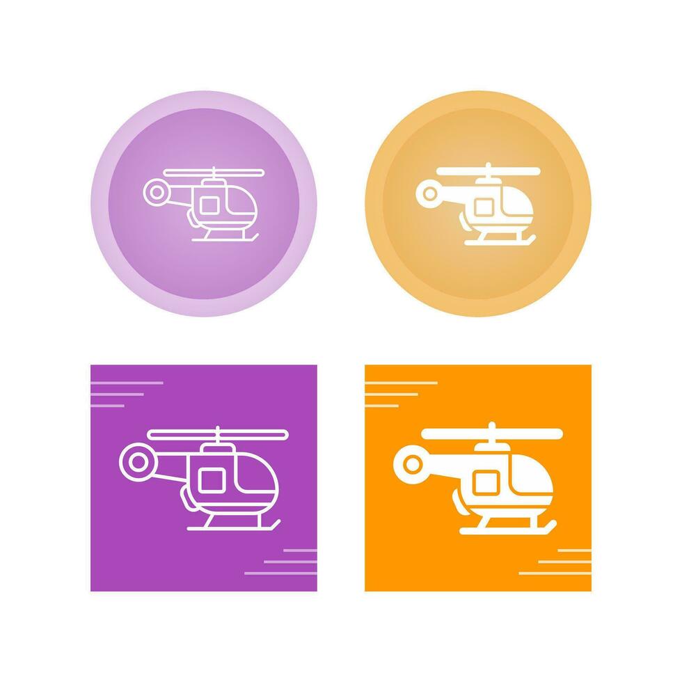 Helicopter Vector Icon