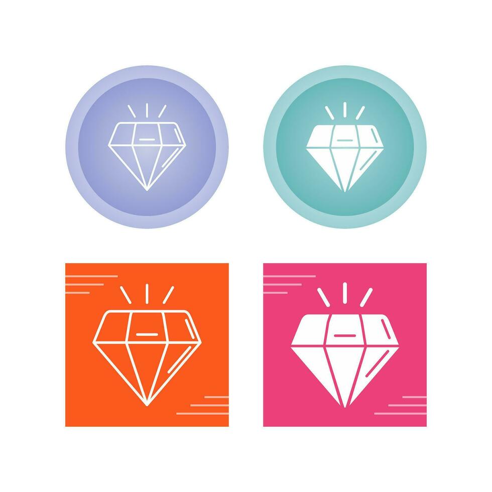 icono de vector de diamante