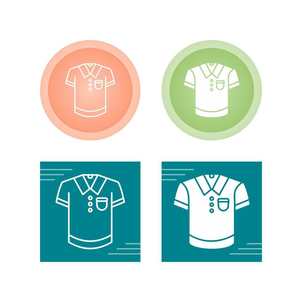 Polo Shirt Vector Icon