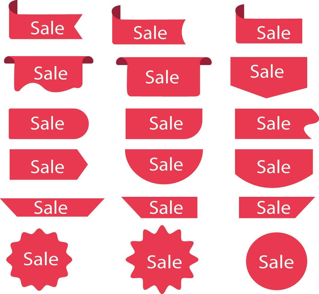 Sale banner badge. Special offer discount tags. Coupon shape templates design. Cyber Monday sale discounts. Black Friday shopping icons. Best ultimate offer badge. Super discount icons. Vector banners