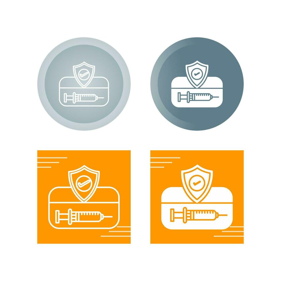 Vaccination Card Vector Icon