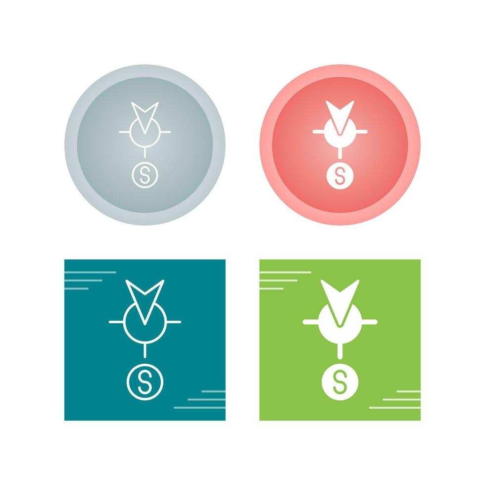 South Vector Icon