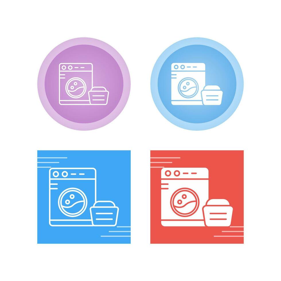 Washing Machine Vector Icon
