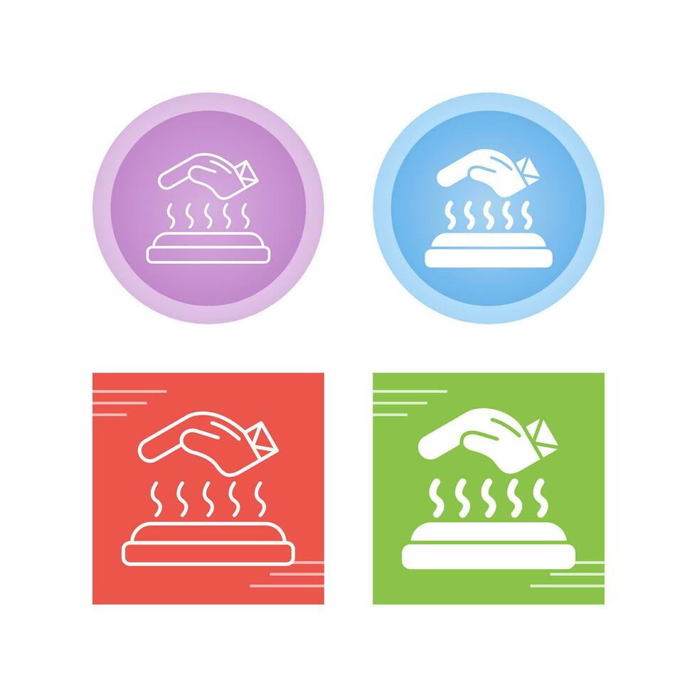 Hot Surface Vector Icon