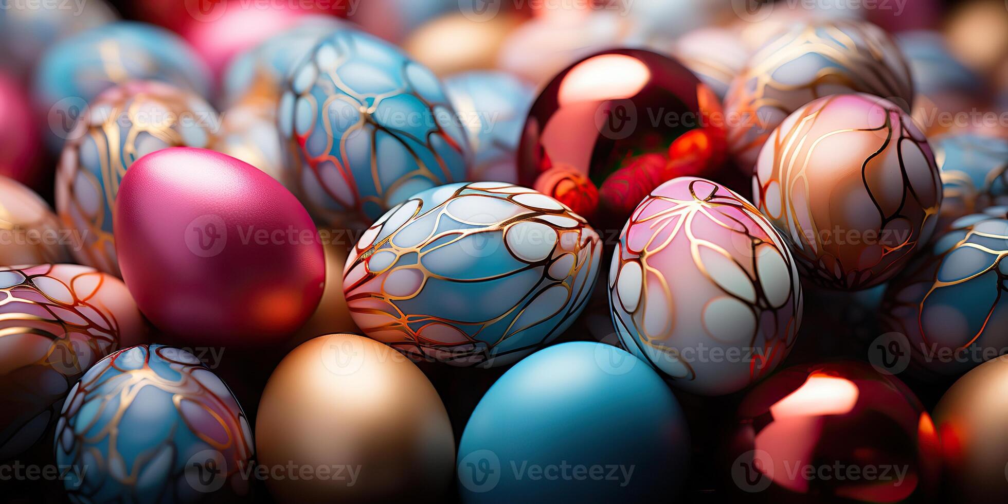 . . Bright color vibrant eggs background pattern eggs. Holiday easter classic traditional symbol. Graphic Art photo