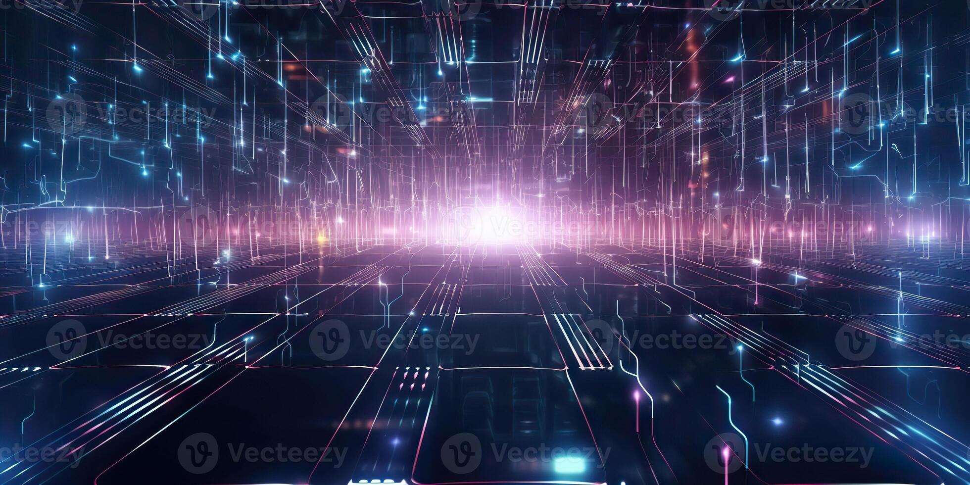 . . Digital data abstract connection wire technology visialisation. Future innovation ai network. Graphic Art photo