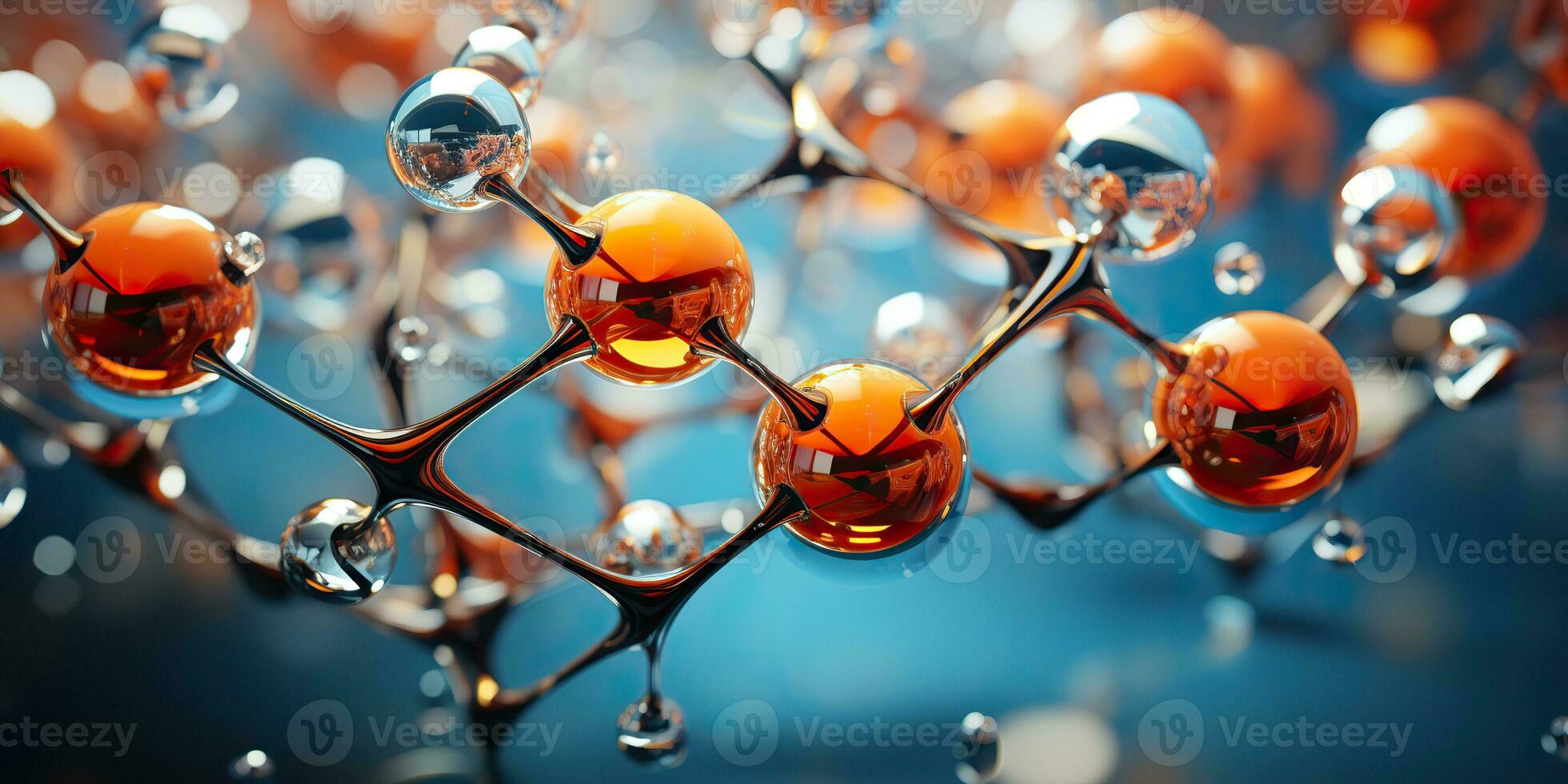 ai generado. ai generativo. mono soltero aminado ácido molécula gráfico diseño deocaración química medicina educación onda. gráfico Arte foto