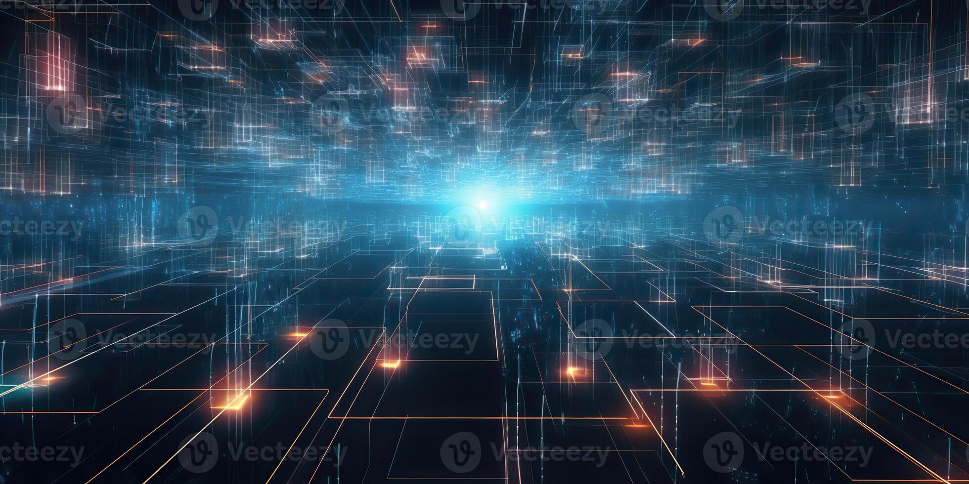 . . Digital data abstract connection wire technology visialisation. Future innovation ai network. Graphic Art photo