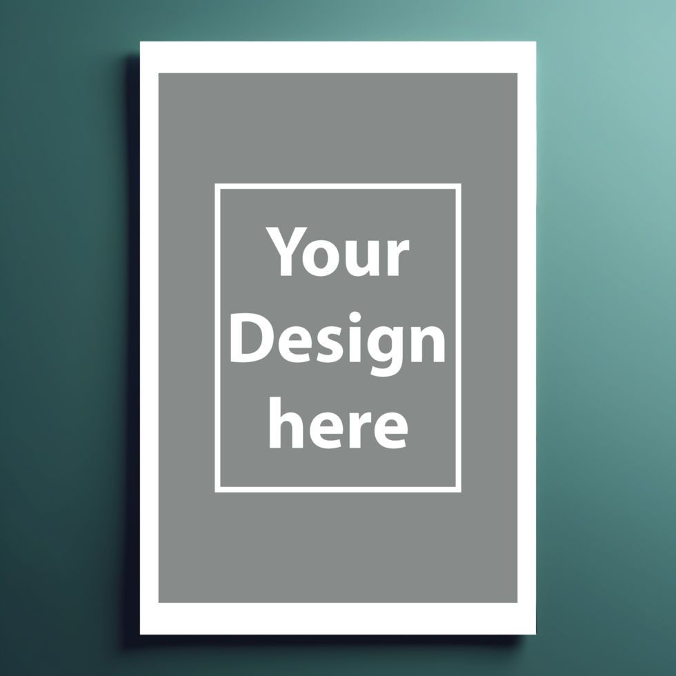 a poster mockup for an upcoming art exhibition psd