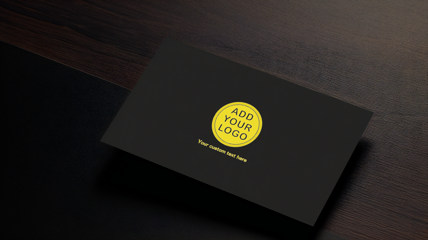 logo mockup paper Design elegant psd