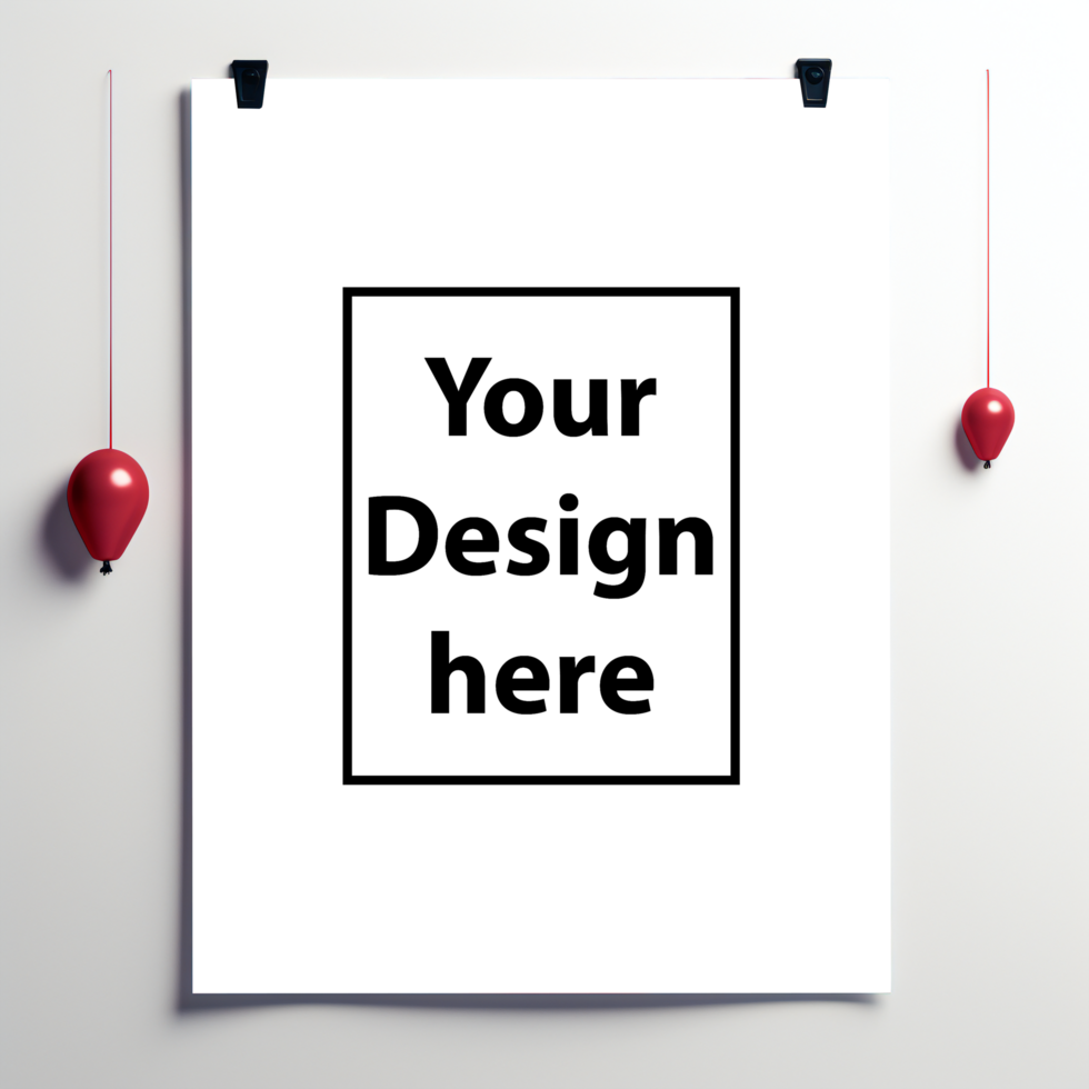 a poster mockup for an upcoming art exhibition psd