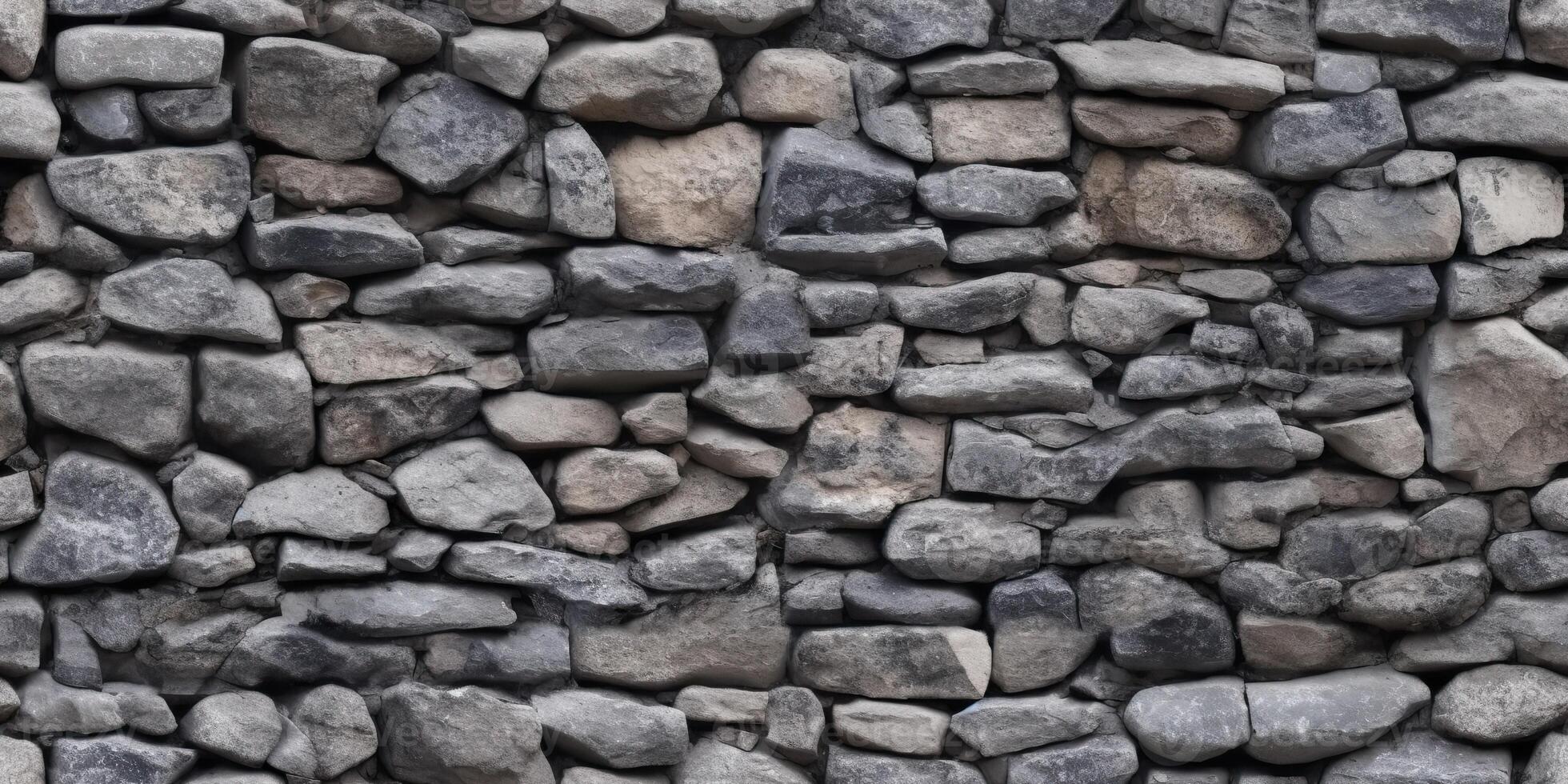 . . Grey stone rock marble brick block texture pattern abstract background decoration. Graphic Art photo