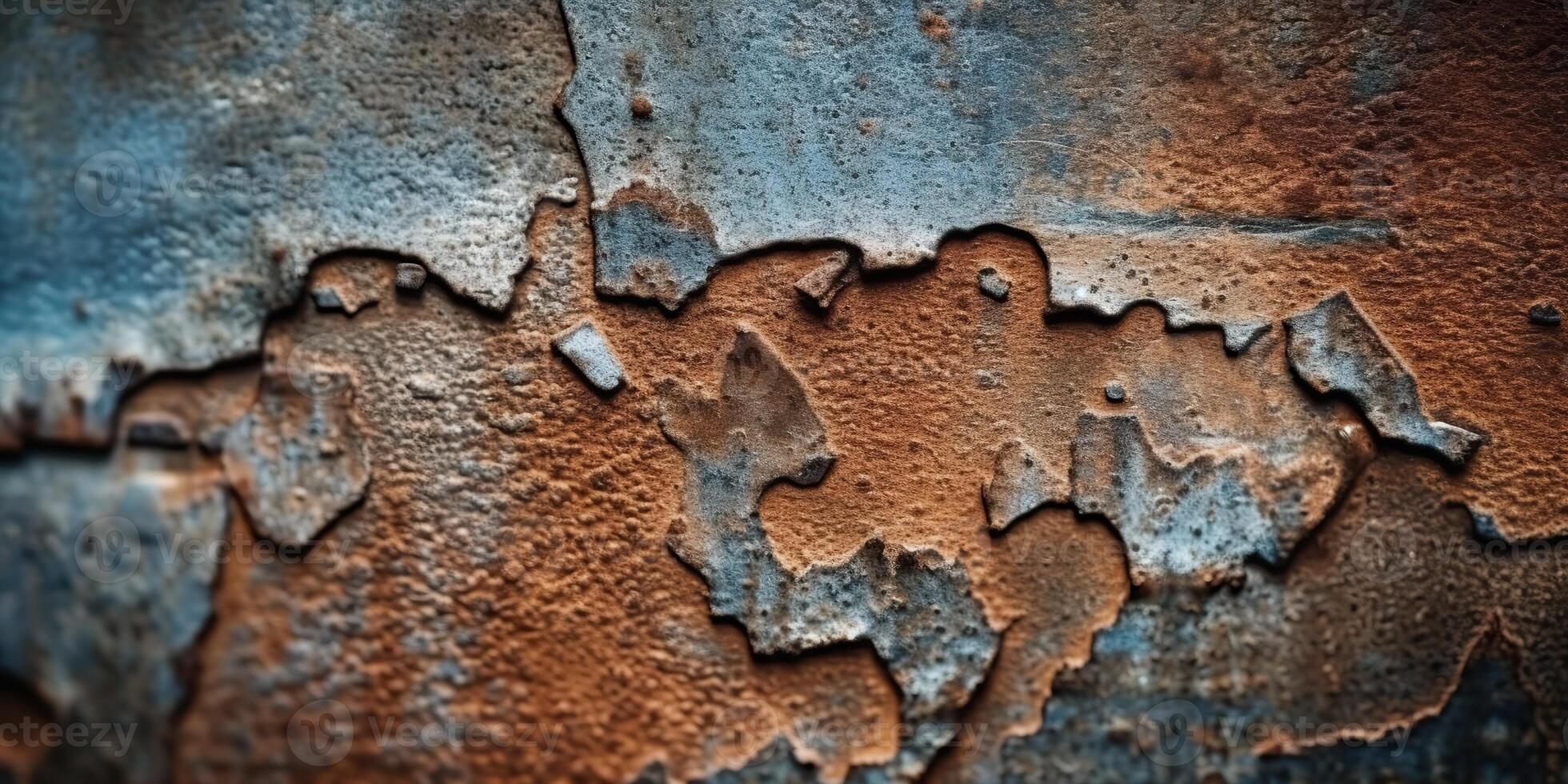 . . Old vintage retro old aged damaged metal texture. Scratched grunge surface. Graphic Art photo