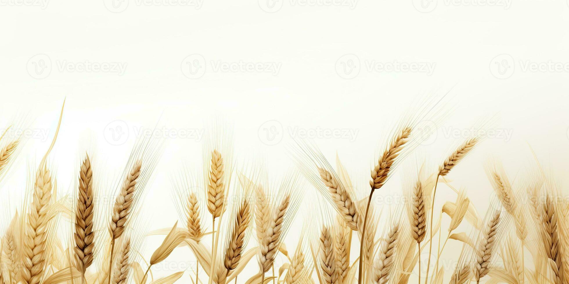 AI Generated. AI Generative. Wheat harvest field plant on canvas. Mockup decoration texture background. Farm harvest food bakery deocration graphics. Graphic Art photo