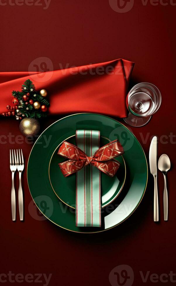 Merry Christmas dinner background photo