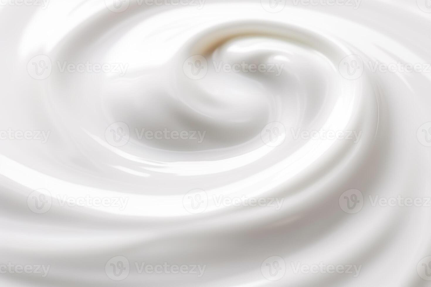 Skincare, cosmetics and beauty product, pure white cream lotion texture as abstract background, generative ai photo