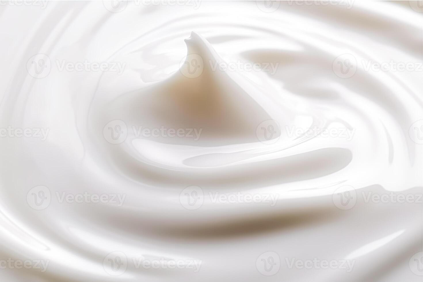 Skincare, cosmetics and beauty product, pure white cream lotion texture as abstract background, generative ai photo