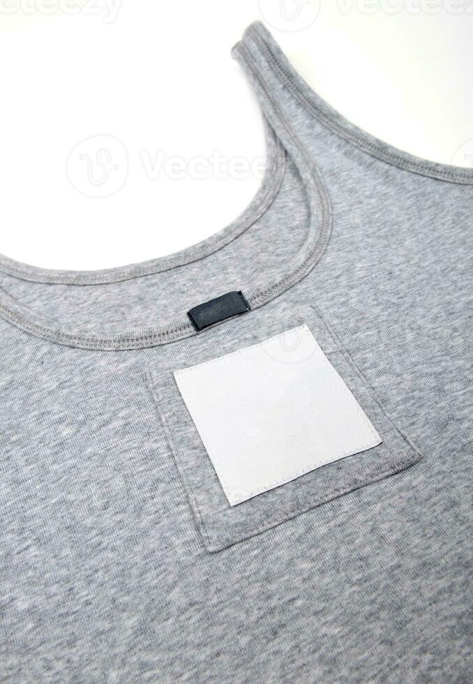 undershirt  on white background photo