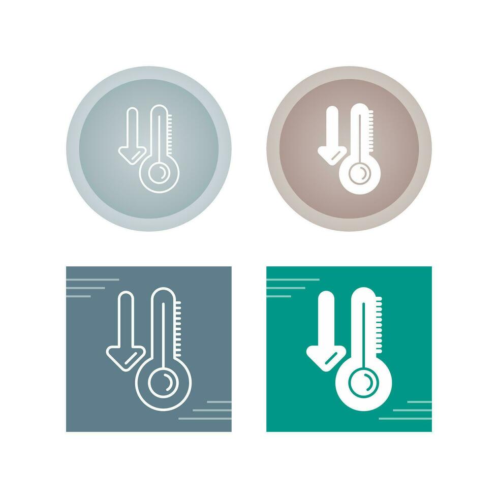 Low Temperature Vector Icon