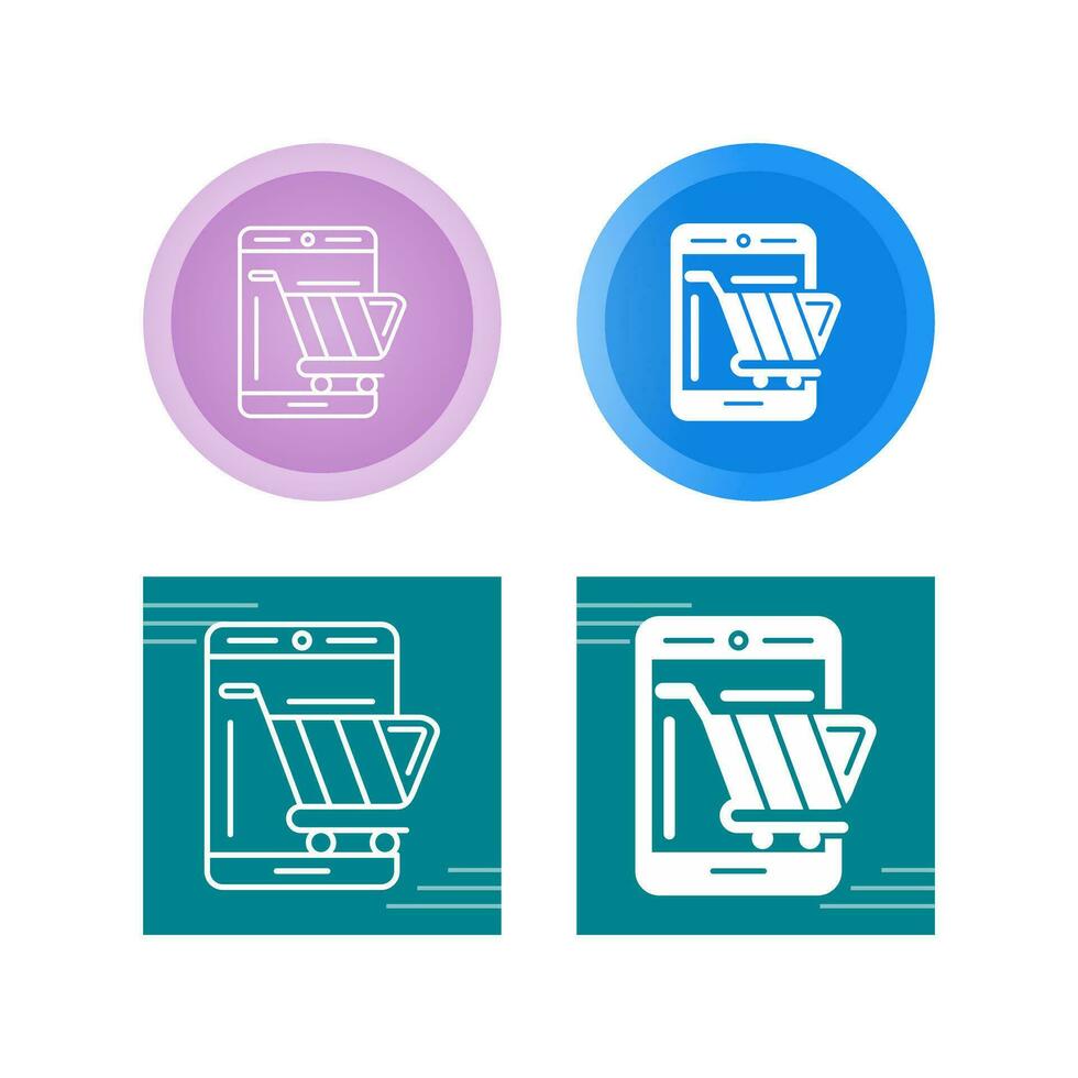 Online Shopping Vector Icon