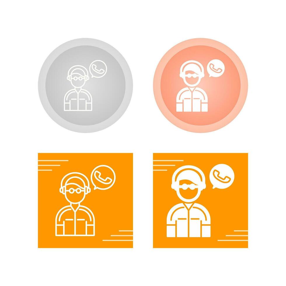 Contact Us Vector Icon