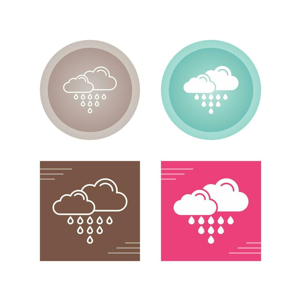 Acid Rain Vector Icon