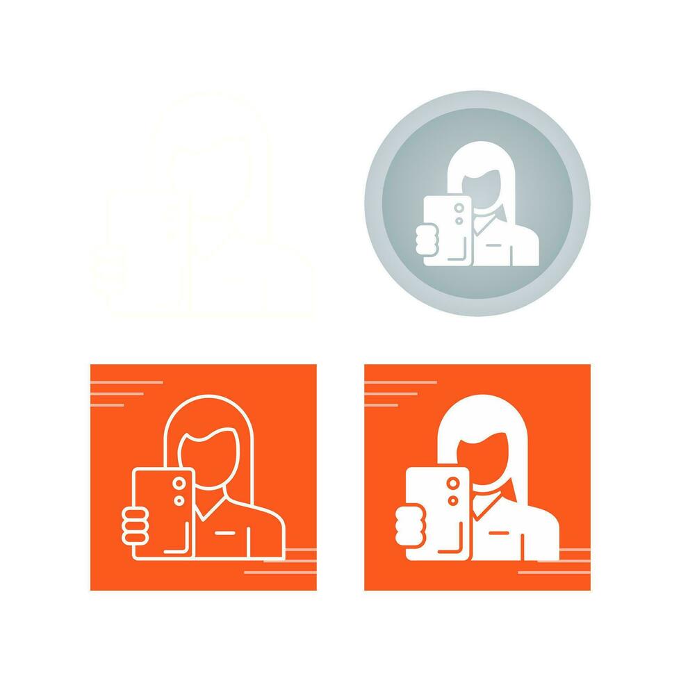 Selfie Vector Icon