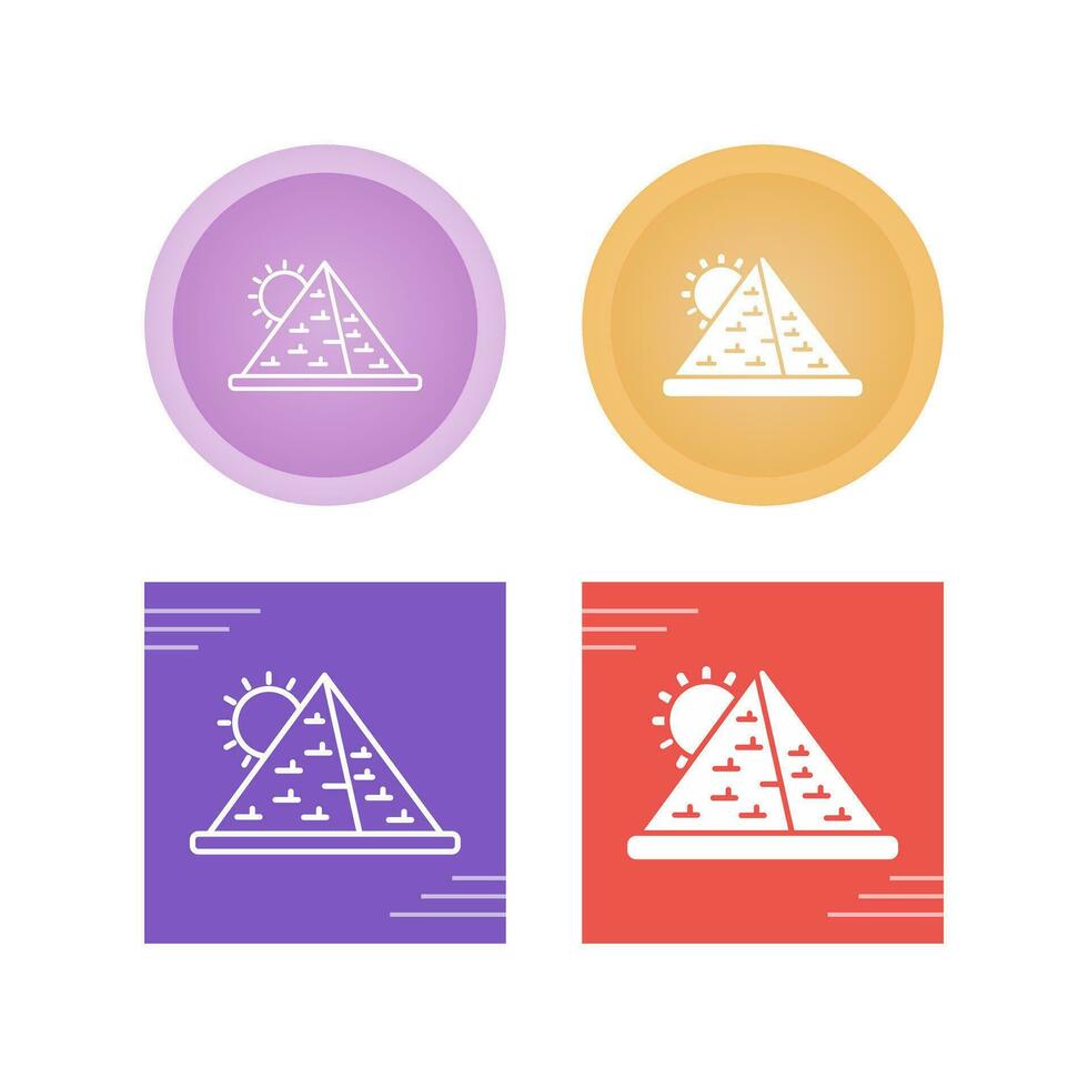 Pyramid Vector Icon