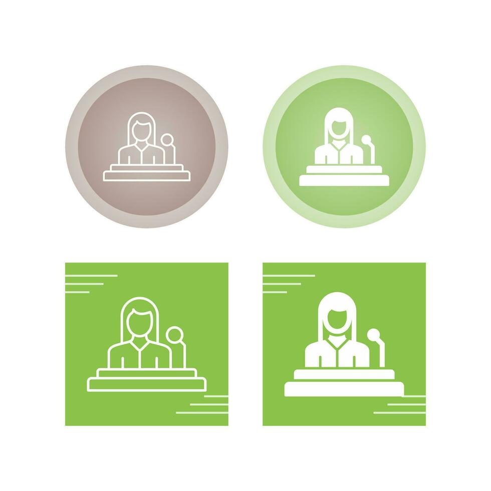 Lectern Vector Icon