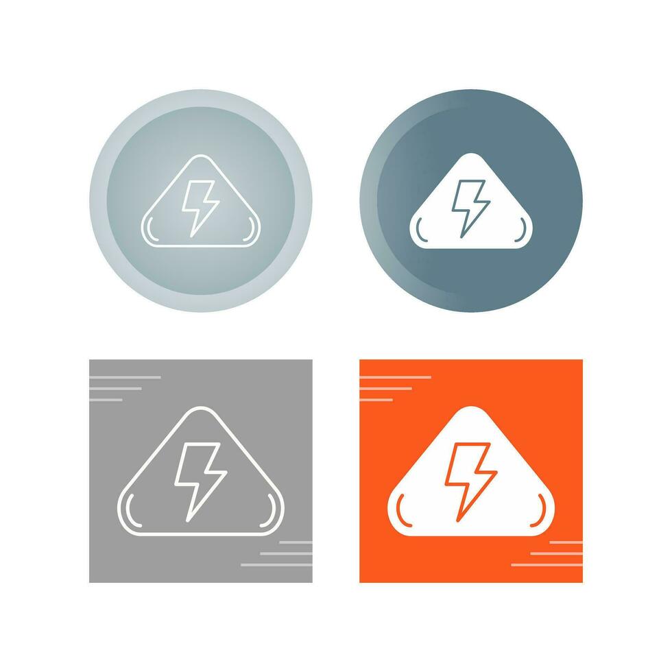 Electrical Hazard Vector Icon