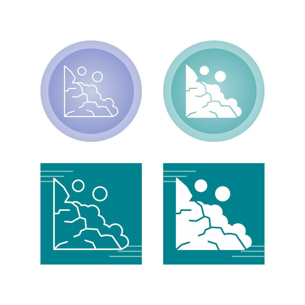 Landslide Vector Icon