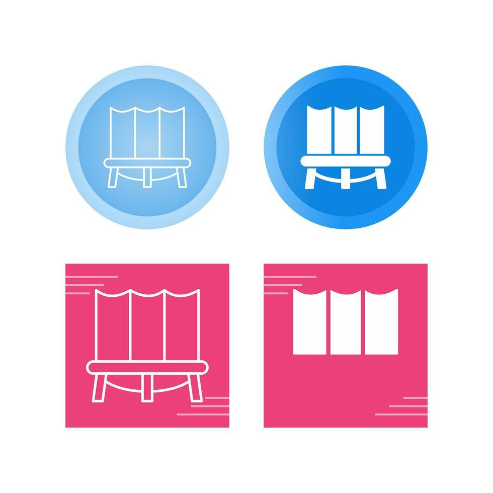 Trampoline Vector Icon