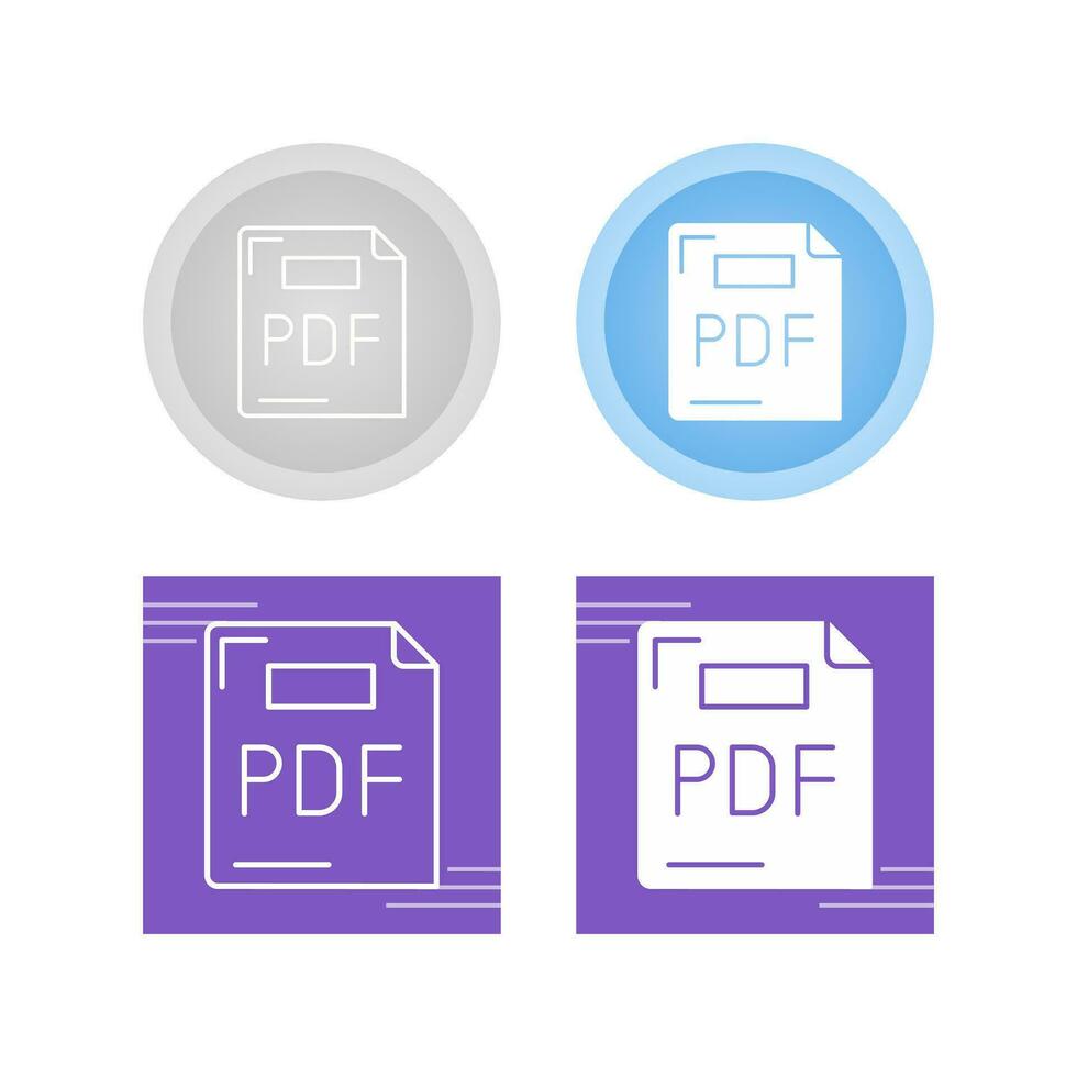 PDF Vector Icon