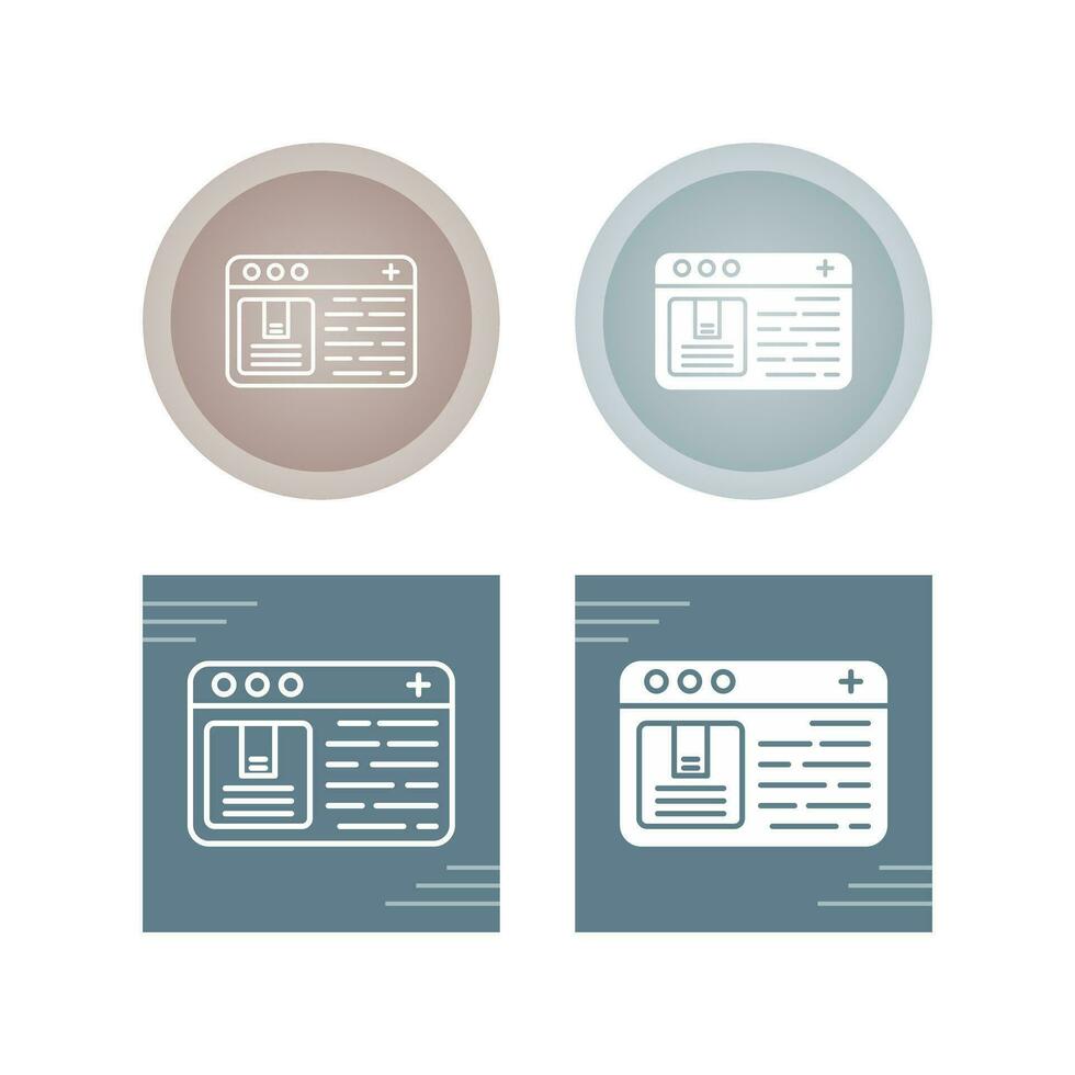 Online Order Vector Icon