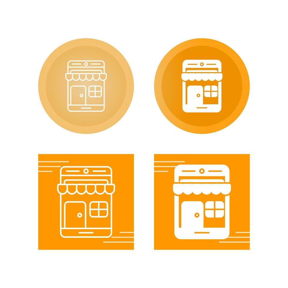 Online Shop Vector Icon