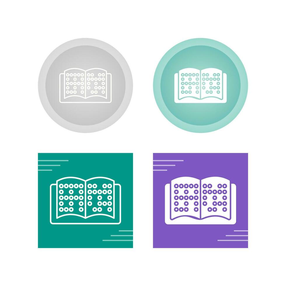 Braille Vector Icon