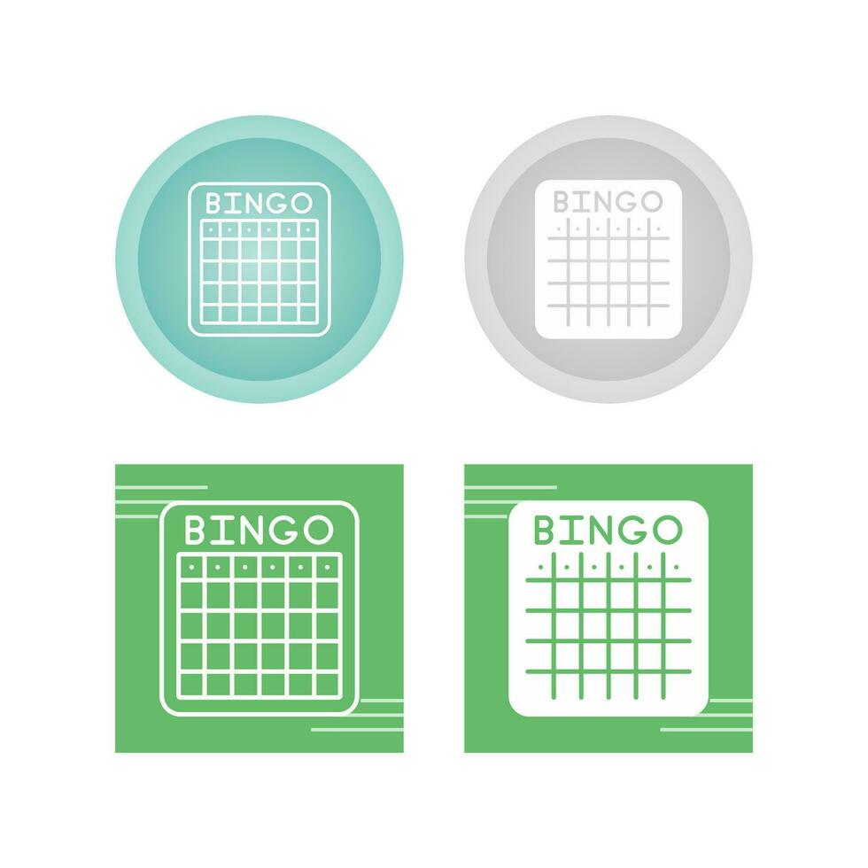 Bingo Vector Icon