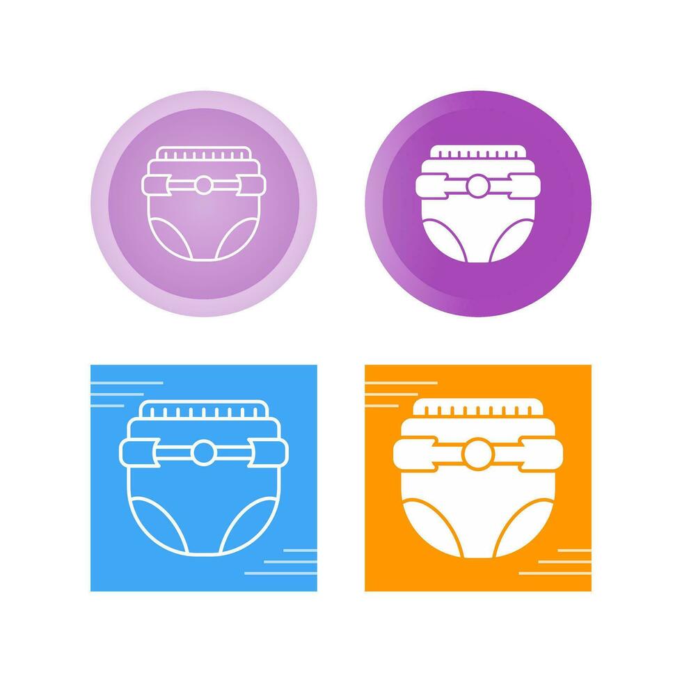 Diaper Vector Icon