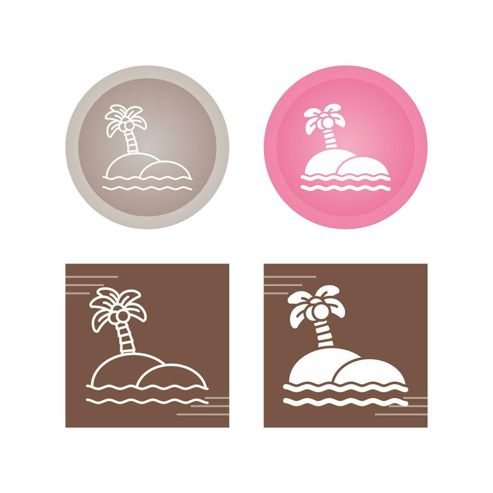 Island Vector Icon
