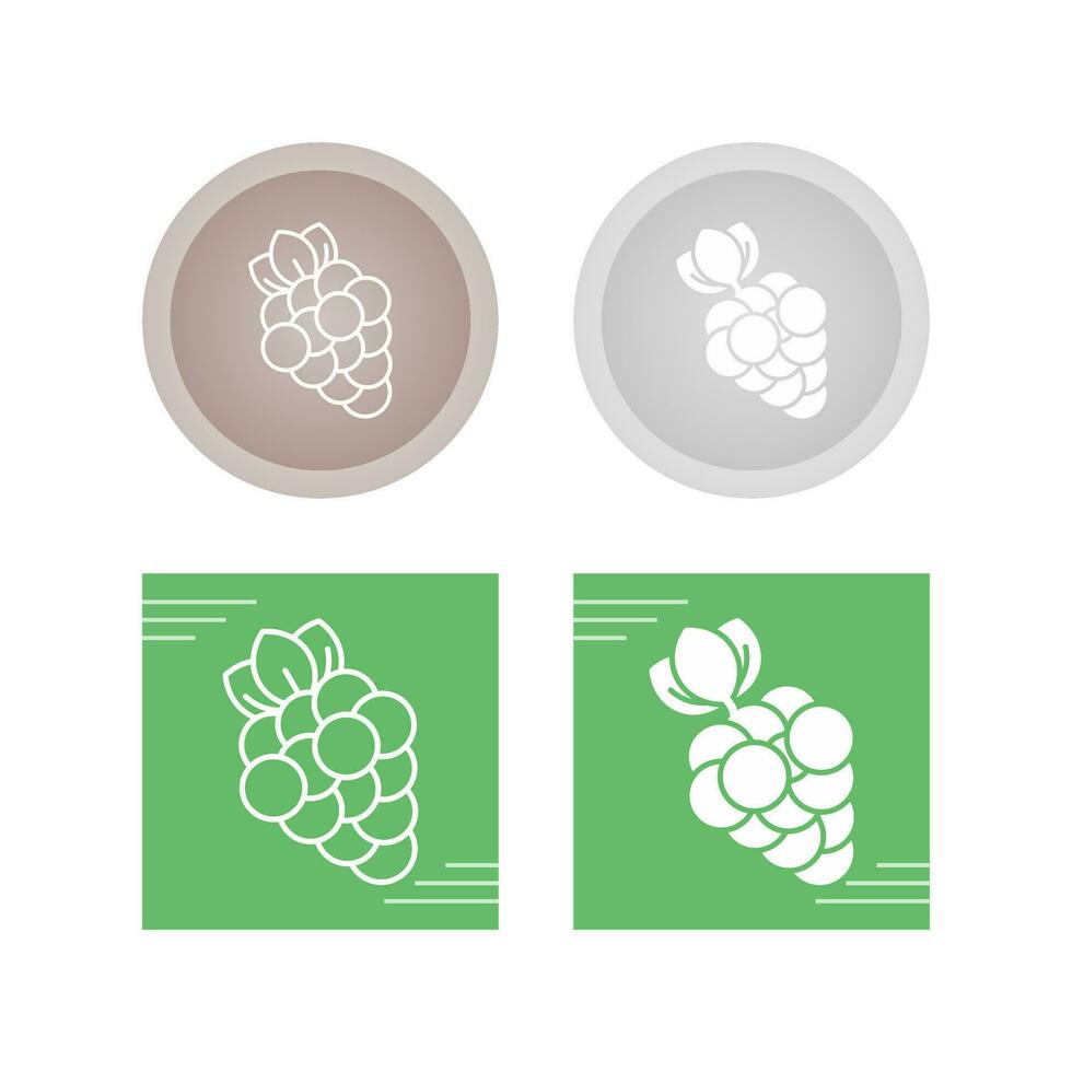 Grapes Vector Icon