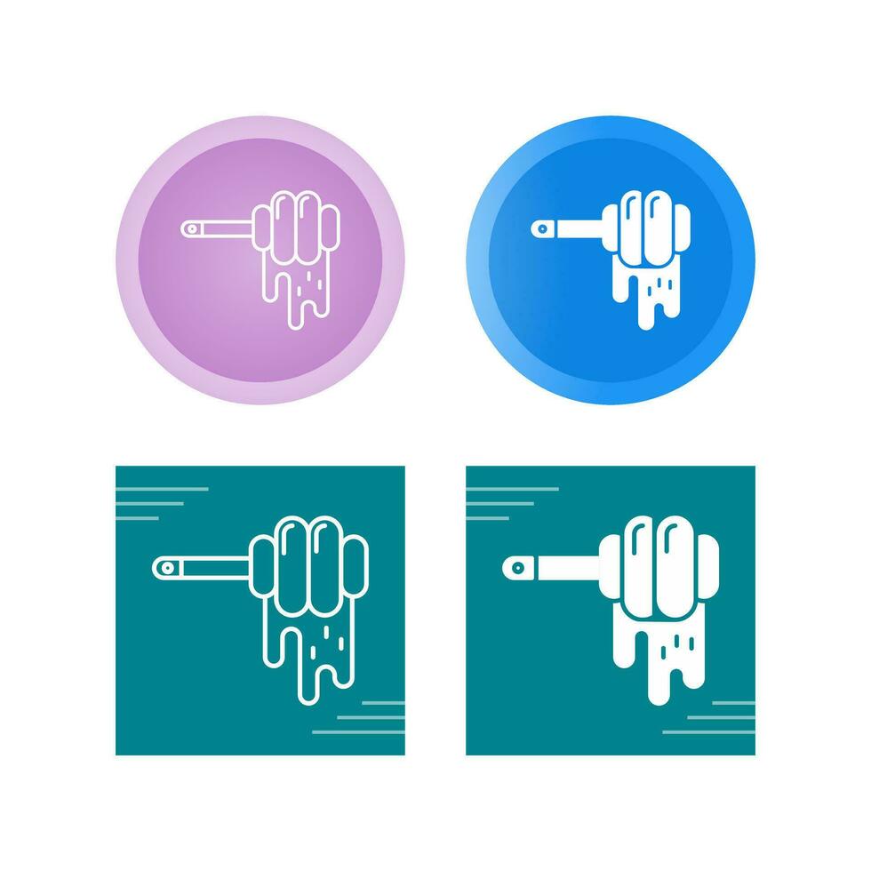 Honey Dipper Vector Icon