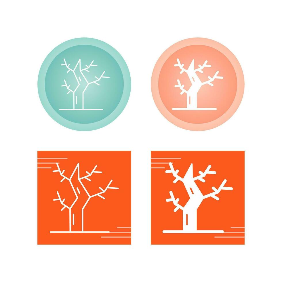 Dry Tree Vector Icon