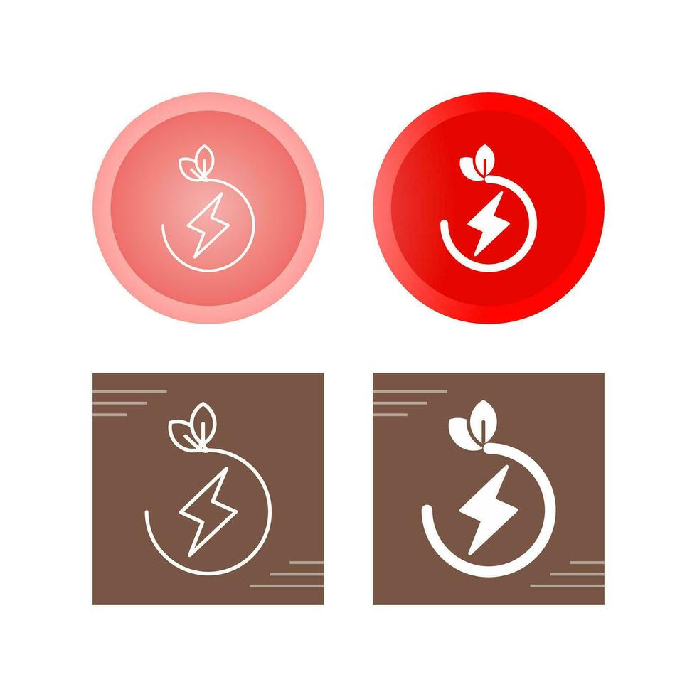 Eco Energy Vector Icon