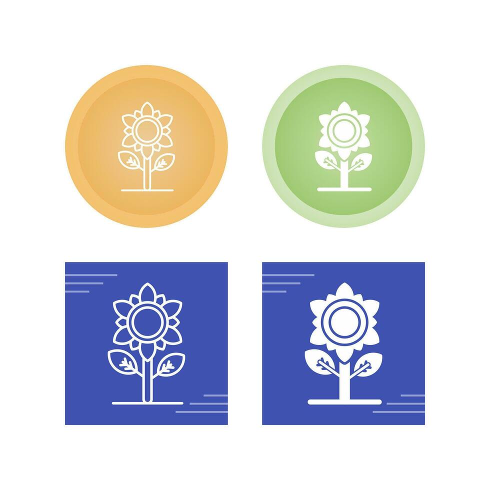 Sunflower Vector Icon